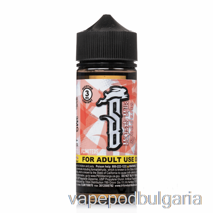 Vape 10000 Дръпки Mothers Milk And Cookies - Suicide Bunny - 120ml 6mg